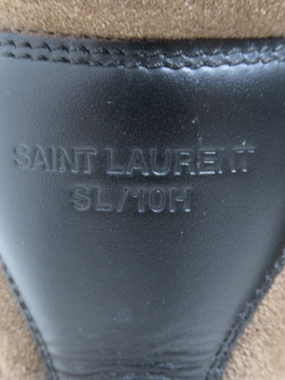 Saint Laurent Court Classic SL/ 10H Sneakers Brown Black 17 US / 16 UK / 50 EU